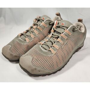 womens MERRELL Performance shoes HIKING Aluminum/Tiger Lily mesh J123992C sz‎ 9